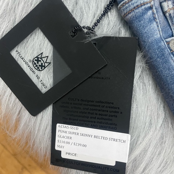 NWT Cult of Individuality Super Skinny Jeans - Picture 4 of 7